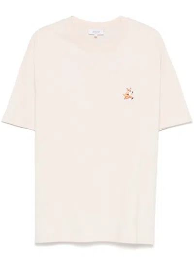 Maison Kitsuné Bold Fox Head Patch Cardigan In 中性色