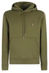 Maison Kitsuné Man Sweatshirt Military Green Size L Cotton In Black