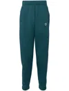 Maison Kitsuné Bold Fox Head Patch Comfort Jog Pants In Blue
