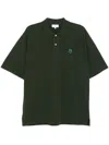 Maison Kitsuné Bold Fox Head Patch Oversize Polo In Green