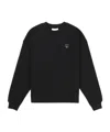 Maison Kitsuné Bold Fox Head Patch Comfort Sweatshirt In Black