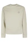Maison Kitsuné Bold Fox Head Patch Comfort Sweatshirt In Neutral