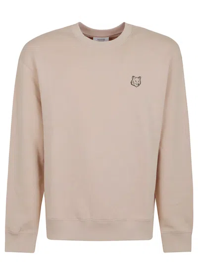 Maison Kitsuné Bold Fox Head Patch Comfort Sweatshirt In Smoke