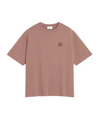 Maison Kitsuné Cotton T Shirts In Brown