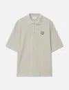 Maison Kitsuné Bold Fox Head Patch Oversize Polo In Green
