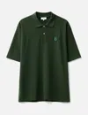 Maison Kitsuné Bold Fox Head Patch Oversize Polo In Green