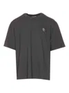 Maison Kitsuné Bold Fox Head Patch Oversize T-shirt In Grey