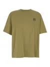 Maison Kitsuné Bold Fox Head Patch Oversize Tee-shirt In Green