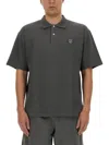 MAISON KITSUNÉ MAISON KITSUNÉ BOLD FOX HEAD PATCH OVERSIZED POLO SHIRT