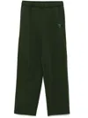 Maison Kitsuné Bold Fox Head Patch Pants In Grün