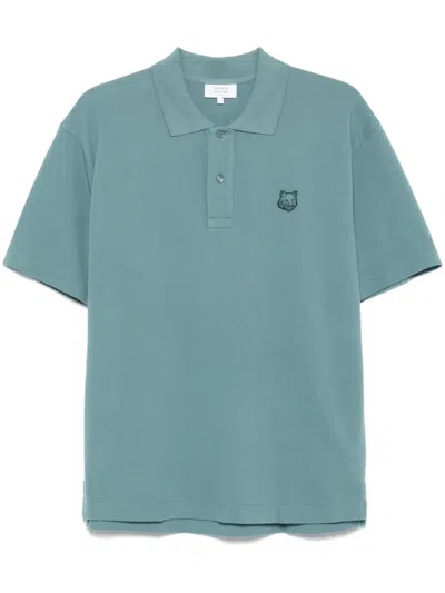 MAISON KITSUNÉ BOLD FOX HEAD-PATCH POLO SHIRT
