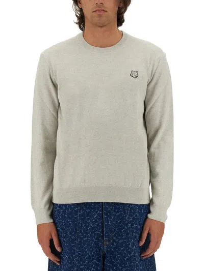 MAISON KITSUNÉ MAISON KITSUNÉ BOLD FOX HEAD PATCH REGULAR JUMPER