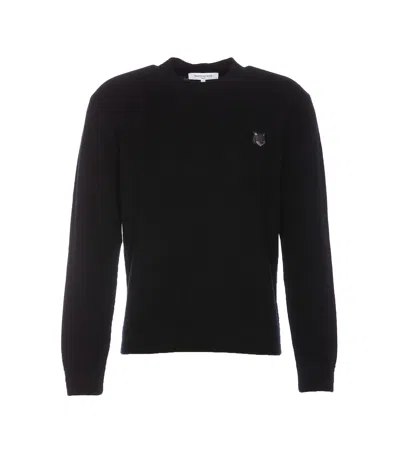 MAISON KITSUNÉ BOLD FOX HEAD PATCH REGULAR WOOL SWEATER