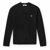 Maison Kitsuné Maison Kitsune 'bold Fox Head' Sweater In Black