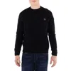 Maison Kitsuné Black Wool Sweater In Black
