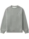 Maison Kitsuné Bold Fox Head Patch Comfort Sweatshirt In 灰色