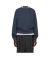 Maison Kitsuné Navy Bold Fox Head Patch Comfort Sweatshirt