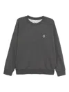 Maison Kitsuné Gray Bold Fox Head Patch Oversize Sweatshirt In Gray