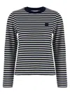 Maison Kitsuné Bold Fox Head Sweaters And Cardigans Blue In Blue
