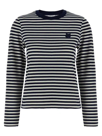 Maison Kitsuné Bold Fox Head Sweaters And Cardigans Blue