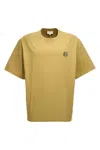 Maison Kitsuné Maison Kitsune Fox Head Patch Oversized T-shirt In Neutral