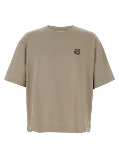 Maison Kitsuné Bold Fox Head T-shirt Beige