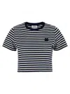 Maison Kitsuné T-shirts And Polos Blue In Blue