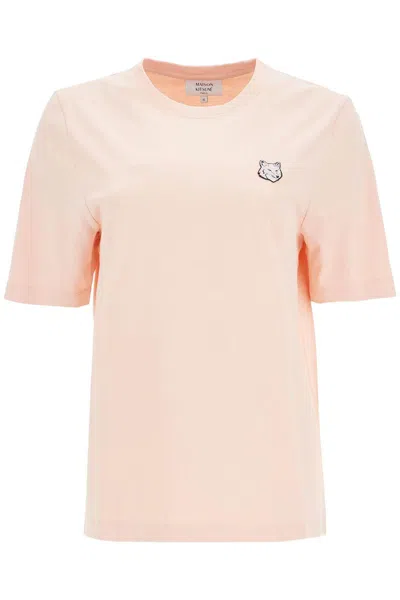 Maison Kitsuné Bold Fox Head T-shirt In Pink