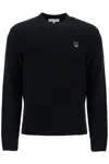 Maison Kitsuné Bold Fox Head Patch Regular Jumper In Black (black)