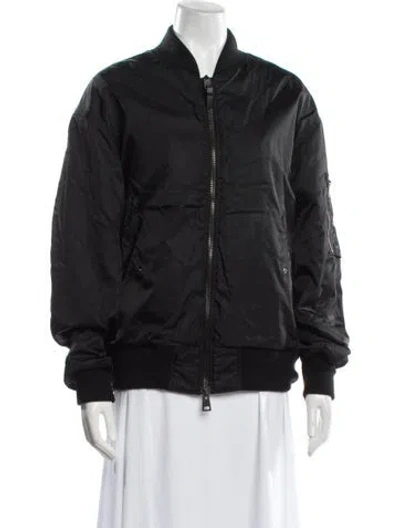 Pre-owned Maison Kitsuné Bomber Jacket In Blue