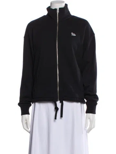 Pre-owned Maison Kitsuné Bomber Jacket In Blue