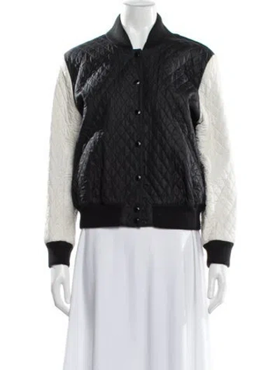 Pre-owned Maison Kitsuné Bomber Jacket In Gray