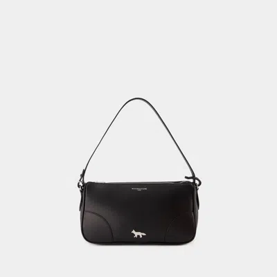 Maison Kitsuné Boogie Baguette Shoulder Bag In Black