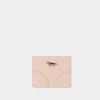 Maison Kitsuné Boogie Card Case In Pink