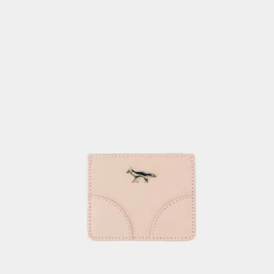 Maison Kitsuné Boogie Card Case In Pink