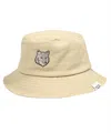 Maison Kitsuné Bucket Hat In Neutral