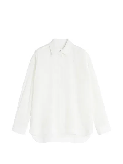 Maison Kitsuné Buttoned Textured Shirt In White
