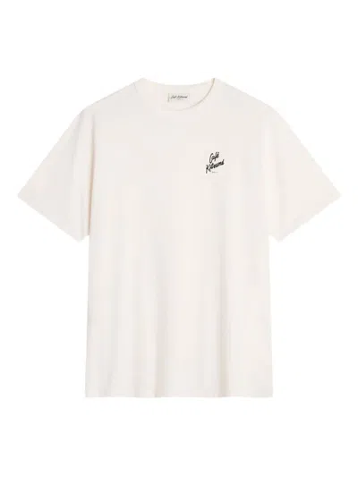 Maison Kitsuné Café Kitsuné Logo T-shirt In White