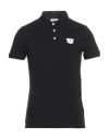 Maison Kitsuné Café Kitsuné Man Polo Shirt Black Size M Cotton In Black