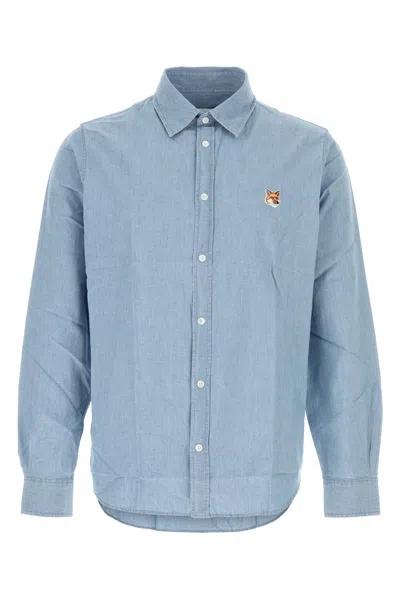 Maison Kitsuné Camicia-42 Nd Maison Kitsune Male In Blue