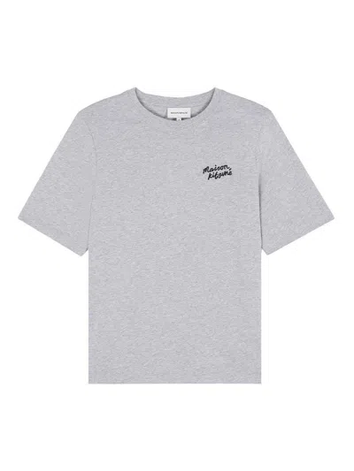 Maison Kitsuné Maison Kitsune T-shirt And Gray Pole