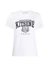 MAISON KITSUNÉ MAISON KITSUNÉ CAMPUS FOX LOGO T-SHIRT