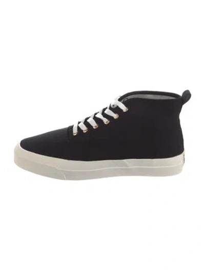 Pre-owned Maison Kitsuné Canvas Sneakers In Blue