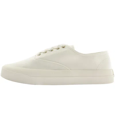 Maison Kitsuné Maison Kitsune Canvas Trainers Off White