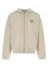 Maison Kitsuné Maison Kitsune Cappuccino Cotton Sweatshirt In Truffle
