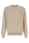 Maison Kitsuné Wool Sweater With Ribbed Cuffs And Hem In Neutral