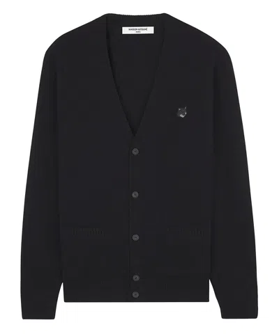 Maison Kitsuné Cardigan In Black