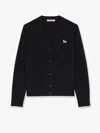 Maison Kitsuné Baby Fox-patch Sweater In Black