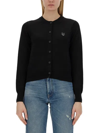 MAISON KITSUNÉ FOX PATCH CARDIGAN