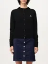 Maison Kitsuné Cardigan  Woman Color Black In Schwarz